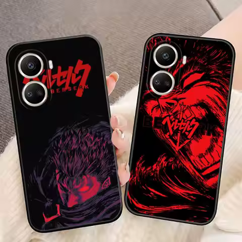 Anime Berserk Guts Badass Phone Case For HUAWEI NOVA Y70 3I 7I 8I 9SE P30 Y9 HONOR 8X 9X 20 90 X6B X