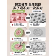 指压板足底按摩家用55cm圆形大尺寸硅胶脚垫慢跑按摩通经络指压板