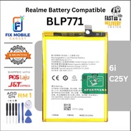 Battery Compatible for REALME 6i / C25Y BLP771 high quality 4880MAH Batteri replacement [ Fix Mobile