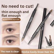 Dual-ended Eyebrow Pencil Natural Waterproof Sweat-resistant High-pigment Brow Pencil Portable B0q6