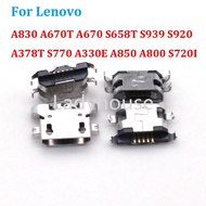 10-100Pcs Usb Charger Charging Pin Dock Port Connector Plug For Lenovo A830 A670T A670 S658T S939 S9