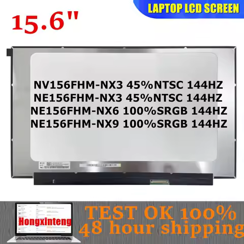 NV156FHM-NX3 NE156FHM-NX3 NE156FHM-NX6,NX9 15.6" 144Hz Laptop LCD Screen For Lenovo ideapad Gaming 3