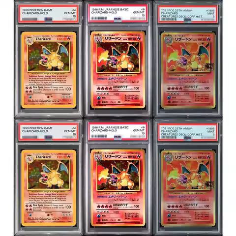 1996 P.m.diy Ptcg Proxy Graded Collection Card Japanese Basic Charizard-Holo Creatures Deck Corp His