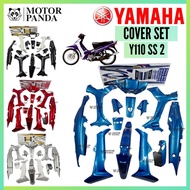 SS2 Yamaha Y110 2 SS 2 Y110SS (4VH) COVER SET (FREE STICKER) COVERSET CAVER SET COMPLETE HITAM BIRU 