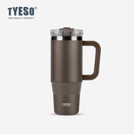 TYESO  Tumbler 32# Stainless Steel Vacuum Insulated Tumbler with Lid and Straw for Water Iced Tea or