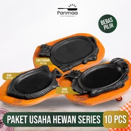 PANMAA Cast Iron Animal Steak Hotplate Business Package Series 10 Pcs