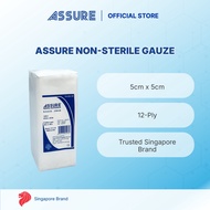 ASSURE Gauze Swab Non-Sterile 5cm x 5cm | 12-Ply | 100 Pcs/Pkt