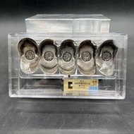 คอลเลกชันของเหรียญโบราณแท่งเครื่องเงินโบราณโชคลาภราชวงศ์ชิงอายุยืนความสุขความมั่งคั่งคะแนน Yuanbaoห้