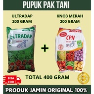 MERAH ULTRADAP GROWTH FERTILIZER 200gr + RED KNO3 200gr - ACCELERATES ROOT, STEM AND LEAF GROWTH