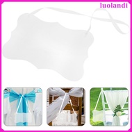 4 PCS Decor Chair Arcylic Reserved Seating Sign Clear Signs Acrylic Hanging Chairs  luolandi