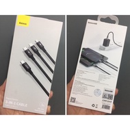 Baseus 3-In-1 Rapid Series 20W 3-lead charging cable- HSHOP