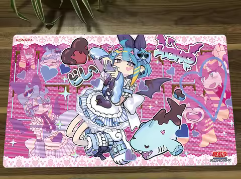 YuGiOh Evil Twin Ki-sikil TCG CCG Mat Trading Card Game Mat Table Playmat Desk Gaming Play Mat Mouse