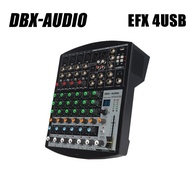 HARDWELL MIX400/DBX-AUDIO FX8U/EFX8/4USB มิกเซอร์  เหมาะสำหรับเวที KTV และการร้องเพลงสด ติดตั้งเพาเวอร์แอมป์ 48 Phantom ในตัว เพาเวอร์แอมป์ USB