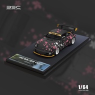 Bsc 1:64 RWB Porsche 964 Sakura Black Limited