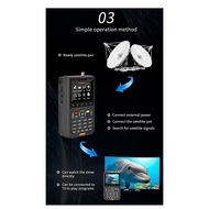 ReadyStock- V8 Finder2 Digital Meter Signal Measuring Meter Detector DVB-S/S2/S2X 2/4 264 8 Bit