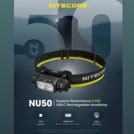 Nitecore NU50 1400 LUMEN LIGHTWEIGHT USB-C RECHARGEABLE HEADLAMP