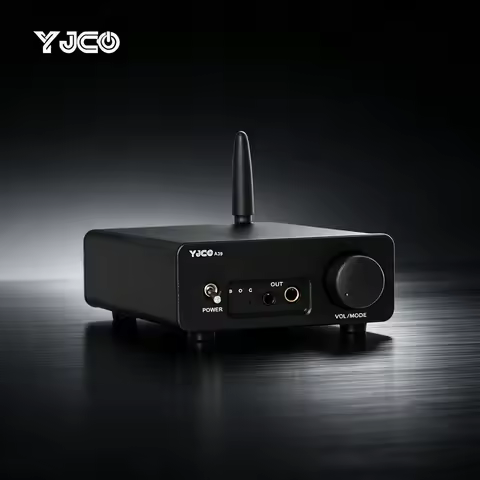 YJCO DAC Headphone Amplifier HIFI QCC3084 Bluetooth 5.4 ES9039 Coaxial Fiber USB Input 24bit 96K DC1