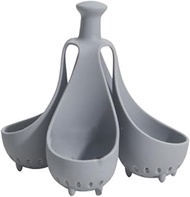 "Silicone egg boiler shelf, egg boiler, egg stove, refrigerator and egg shelf, containing 4 or 6 egg