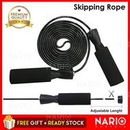 NARIO Cardio Speed ​​Jump Rope 02 Dengan Bearing Skipping Tali Gym Fitness