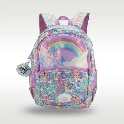 children's schoolbag girls love bears shoulder backpack student supplies 7-12 years 16 inches
