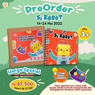 [ABC] Ready The Robot Mariki Play Robot Story Book Free Robot Assembled
