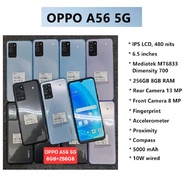 Oppo A56 5G (8GB RAM + 256GB ROM) 5000mAh Battery IPS 6.5 Inch | Mediatek Dimensity 700 5G Octacore
