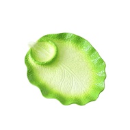 [Island Story] Dumpling Plate with Vinegar Plate Household Ceramic Dish Plate Dish Breakfast Compart