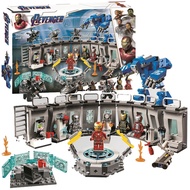[LEGO] Assemble multiple 4 iron man mecha showroom captain America battle foreign legion children be