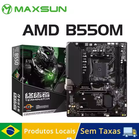 MAXSUN Mainboard B550M AMD Gaming Motherboard DDR4 M.2 Supports Ryzen 3000 4000 5000 CPU AM4 socket 