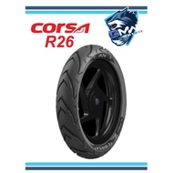 Tayar corsa platinum R26 70/80-17 80/80x17 90/80-17 110/70-17 120/70-17 100/70-17 130/70-17 TYRE 2019 years END TO 2020