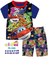 Mylilangelz Ailubee Super Wings Boy Clothing Set Baju Budak Lelaki