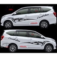Sigra calya ertiga xenia avanza car stickers, Sigra car cutting stickers, latest body stickers 76