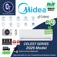 Midea R32 New Inverter Aircond (1.0HP-2.5HP) MSCE (CELEST)/MSXS Xtreme SAVE Inverter Series With Ion