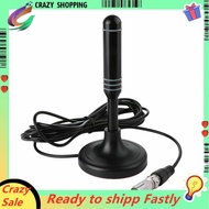 1 Piece Digital HD Freeview Antenna HDTV Antenna Black Plastic Outdoor Waterproof for DVB-T DVB-T2 a