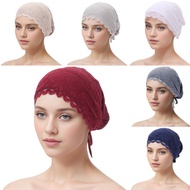 Modal Cotton Lace Bottoming cap Baotou cap Muslim cap inner cap-Xintian Department Store