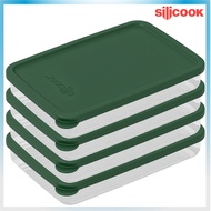 SILICOOK Soft Flat Fridge Container Forest Green