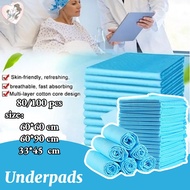 100pcs Adult Pads Disposable Incontinence Pads Elderly Extra Heavy Duty Adult Care Underpads