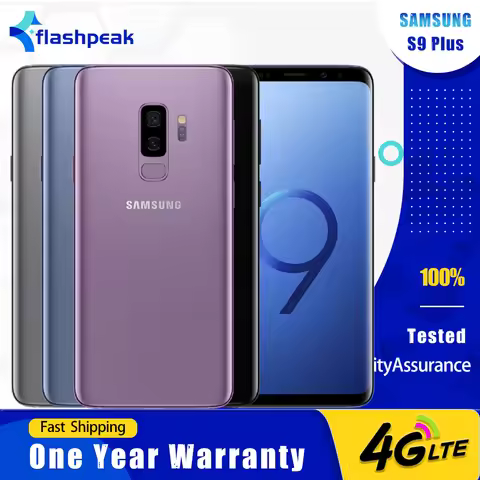 Original Samsung Galaxy S9+ G9650 4G Mobile Phone NFC Dual SIM 6.2" 64GB/128GB/256GB S9 Plus Snapdra