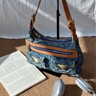 LV 牛仔丹寧baggy單肩包 約30x20