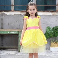 GA2728 BELLE ROSE DRESS YELLOW / YELLOW CHILDREN'S PARTY DRESS / HALLOWEEN PRINCESS DRESS
