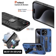TECHNO SPARK GO 1 / 1S 2024 /GO/ 20C/ 20 PRO ARMOR MAGNET STAND BACK CASE