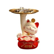 Lucky Cat Belly Fortune Candy Tray ornament Lucky bag Tray Cat Storage Display BIG Belly Cute Cat Mu