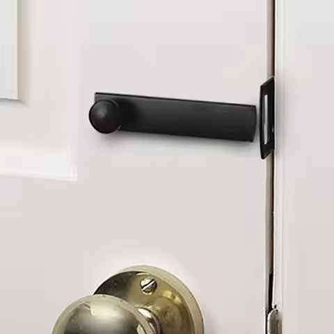 Brass Door Latch Lock Safety Slide Lock Flush Slide Bolt Gate Hook for Barn Bedroom Gate Cabinet