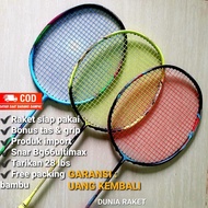 Latest Type Badminton Racket, Flexible Carbon Graphite Material 26-28lbs Snar BG66