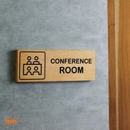INPI HOUSE Signage Conference Room - Meeting Room Signage - Wood