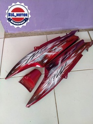 Cover body samping Mio sporty/ Mio smile merah maroon