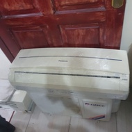 Second Ac 1/2PK Indoor Panasonic outdoor Gree ( Dingin Mantap)