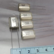 (แพ็ค5ตัว)0.1UF 250V 104 100NF Capacitor Polystyrene C 0.1UF250V C0.1UF250V 104K250V 104PF 250V Cโพล