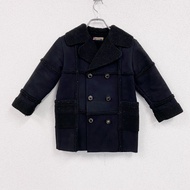 HYSTERIC GLAMOUR羊毛皮大衣，黑色，120 碼，古著。