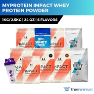 Myprotein Impact Whey Protein Powder - 1kg, 2.5kg for Gym, Workout, Recovery